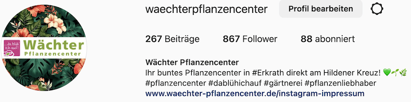 IG-Profilbild wird rund ausgegeben